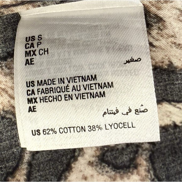 INC International Concepts Women’s Leopard Print Button Down Shirt S Long Sleeve - Picture 5 of 7